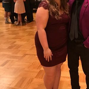 Plus sized cocktail dress